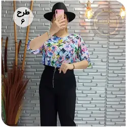 شومیز طرحدار فلور