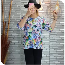 شومیز طرحدار فلور