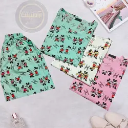 تیشرت و شورتک نخی میکی موس