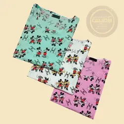 تیشرت و شورتک نخی میکی موس