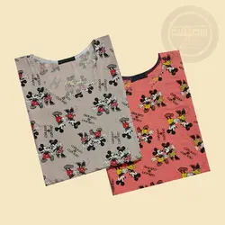 تیشرت و شورتک نخی میکی موس