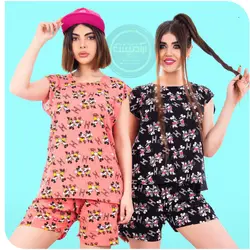 تیشرت و شورتک نخی میکی موس