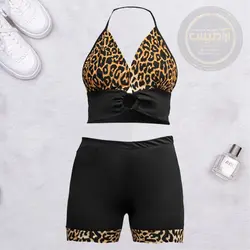 نیمتنه و شورتک پلنگی