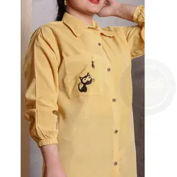 مانتو جیب گلدوزی