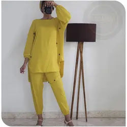 ست مانتو و شلوار اسلش ابروبادی