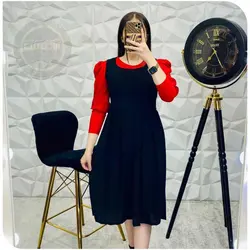 شومیز و سارافون آستین پفی