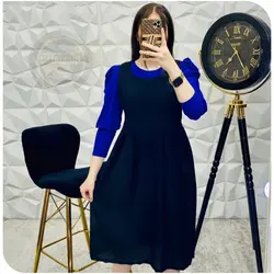 شومیز و سارافون آستین پفی