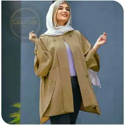 مانتو کتی شنل دار