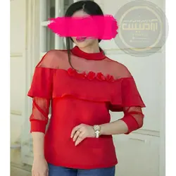 شومیز آستین تور