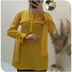 شومیز حلقه ای آستین بنددار