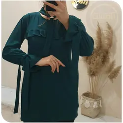 شومیز حلقه ای آستین بنددار