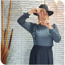 شومیز سر آستین چین