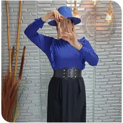 شومیز سر آستین چین