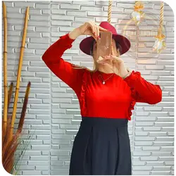 شومیز سر آستین چین