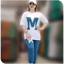 تیشرت لانگ و شلوار M