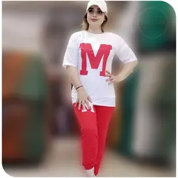 تیشرت لانگ و شلوار M