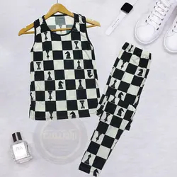 تاپ و ساپورت شطرنجی