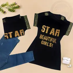 تیشرت سرشانه باز استار