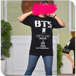 تیشرت لانگ BTS زنجیردار