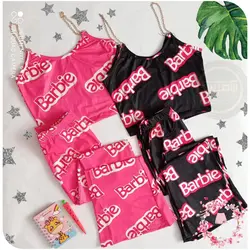 ست کراپ و شلوار بوتکات باربی