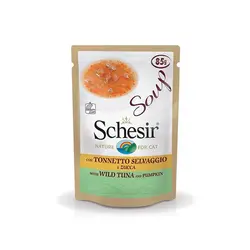 سوپ گربه بالغ طعم ماهی تن و کدو حلوایی شسیر
