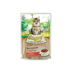 پوچ مخصوص گربه بالغ طعم گوشت استوزی