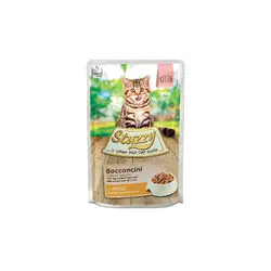 پوچ مخصوص بچه گربه طعم مرغ برند استوزی