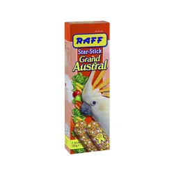 استیک میوه و سبزیجات مخصوص کاکادو و طوطی های بزرگ Raff