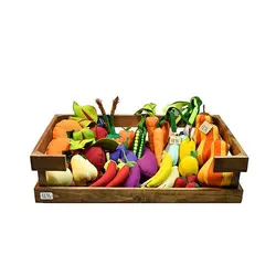 اسباب بازی پارچه ای سگ طرح کدو سبز برند لونا