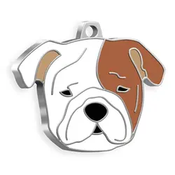 پلاک گردنی سگ Bulldog برند Luna