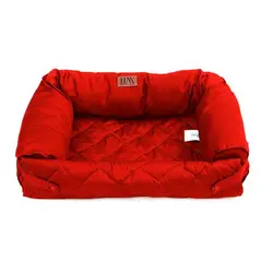 جای خواب مبلی سگ و گربه قرمز Luna سایز small