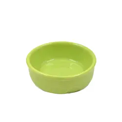 ظرف سرامیکی گرد سگ و گربه رنگ سبز برند Luna