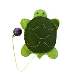 اسباب بازی گربه طرح لاکپشت زنگوله دار برند لونا