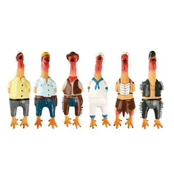 512556 اسباب بازي لاتکس chicken Village People برند کارلی