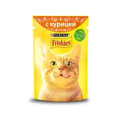 پوچ گربه با طعم مرغ 85 گرمی فریسکیز