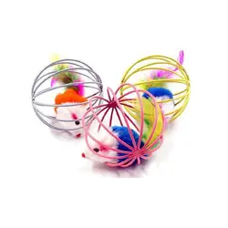 اسباب بازی سگ و  گربه توپ و موش صورتی