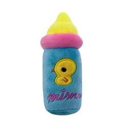 اسباب بازی صدادار سگ طرح شیشه شیر آبی