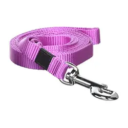 بند قلاده  ساده سایز L- بنفش روشن