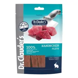 تشویقی قطعه ای دکترکلودرز مخصوص سگ از گوشت خالص فیله خرگوش 80gr