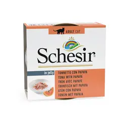 کنسرو گربه طعم ماهی تن و پاپایا Schesir