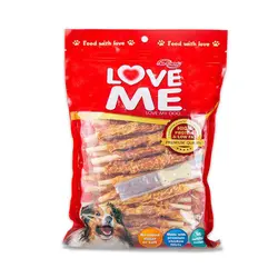 تشویقی استخوان دورپیچ مخصوص سگ 400 گرمی لاو می