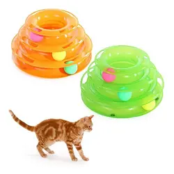 اسباب بازی گربه LOVEPET برج سه طبقه مدل Tower of Tracks