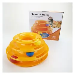 اسباب بازی گربه LOVEPET برج سه طبقه مدل Tower of Tracks
