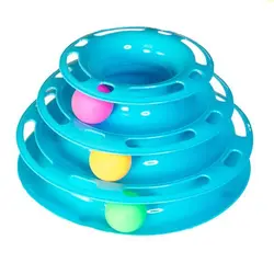 اسباب بازی گربه LOVEPET برج سه طبقه مدل Tower of Tracks