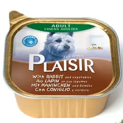 خوراک کاسه ای مخصوص سگ حاوی گوشت خرگوش و سبزیجات 300gr