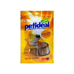تشویقی نواری سگ با طعم مرغ و ماهی Petideal