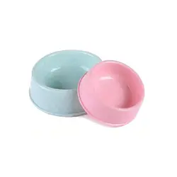 ظرف آب و غذای سگ رنگ صورتی سایز Large