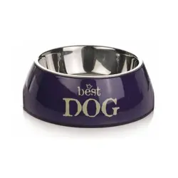 ظرف استیل Best Dog با بدنه ملامین/ 700 میلی لیتر