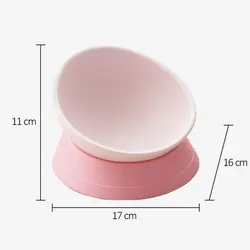 ظرف غذای رزین با قابلیت چرخش صورتی رنگ