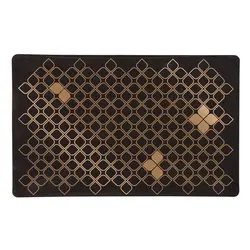 زیرانداز ظرف اب و غذا سگ و گربه قهوه ای تریکسی